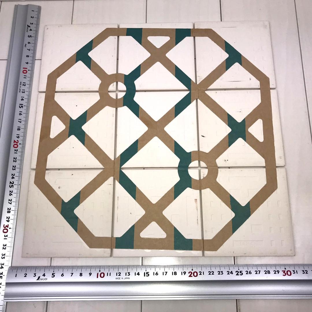 昭和レトロ/日本製タイル・23シート【1シート（9枚）×23シート】 207枚