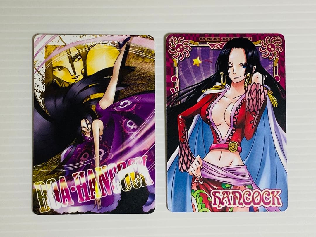 ワンピース キャラメルポップコーン カード 007 010ハンコック 2枚セット