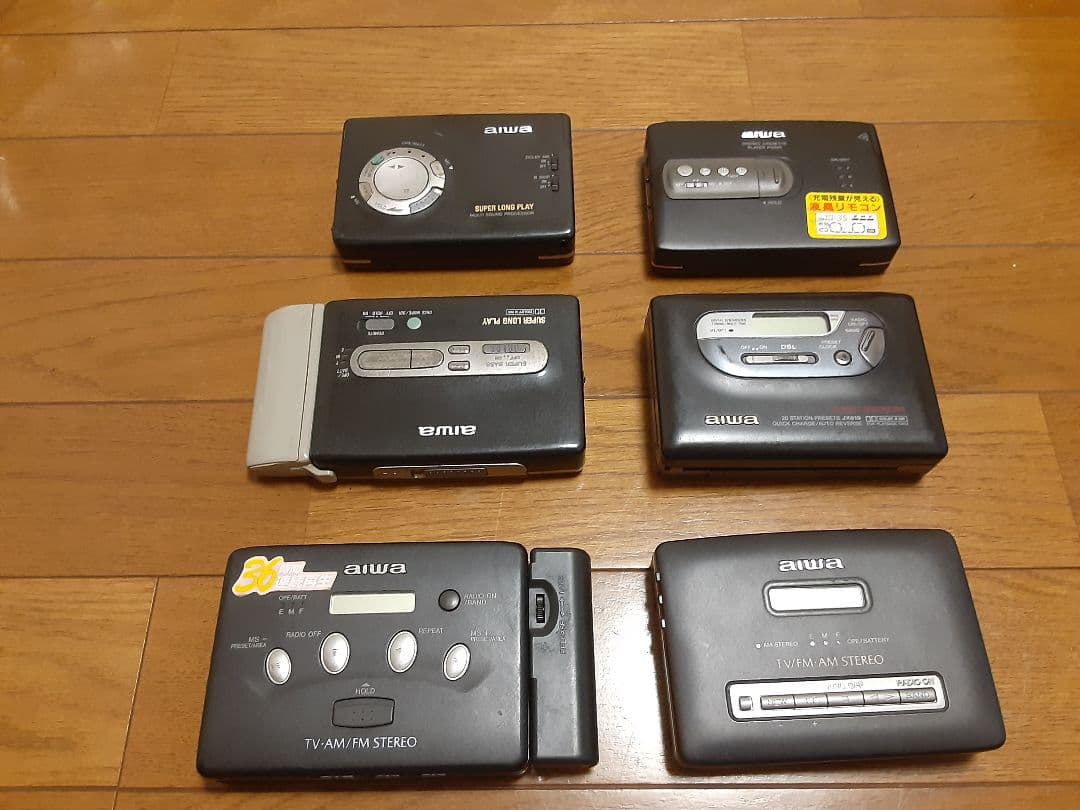 aiwa PX-530外6台 カセットプレーヤー ジャンク
