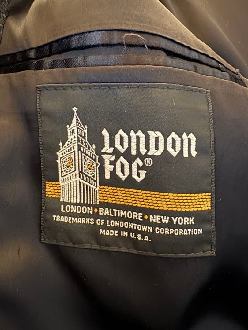 【美品】LONDON FOG ダブル ロング丈 USA製