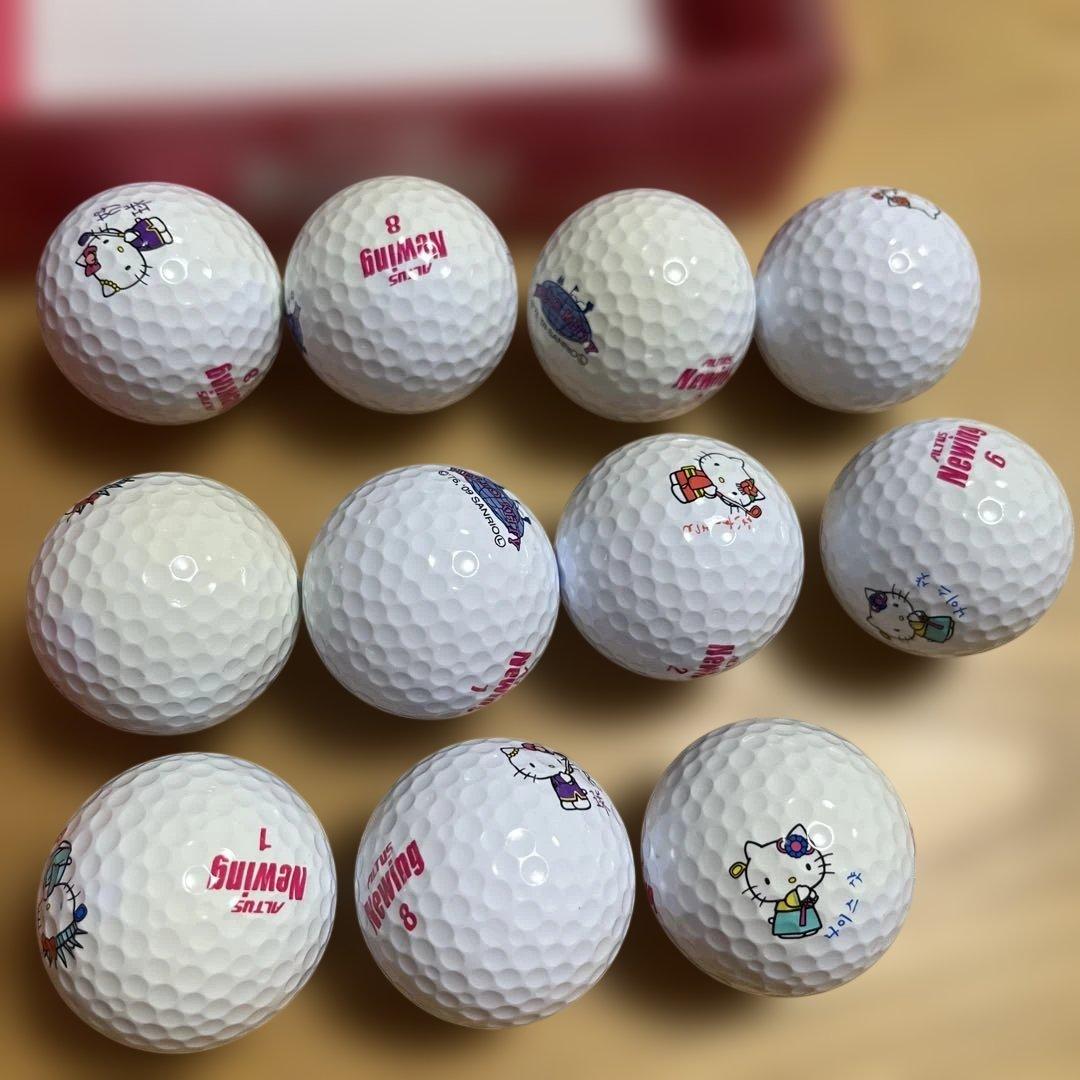 KITTY ゴルフボール　Newing 新品24個　開封済み11個　計35個