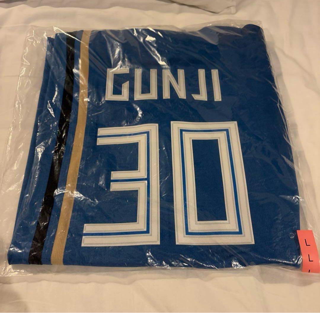 【新品未開封】北海道日本ハム 郡司裕也 ビジターVer.レプリカユニフォーム L