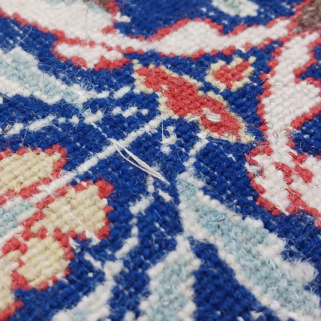 Y2742 トルコ絨毯 ヘレケ ウール×コットン 手織り 154×91㎝