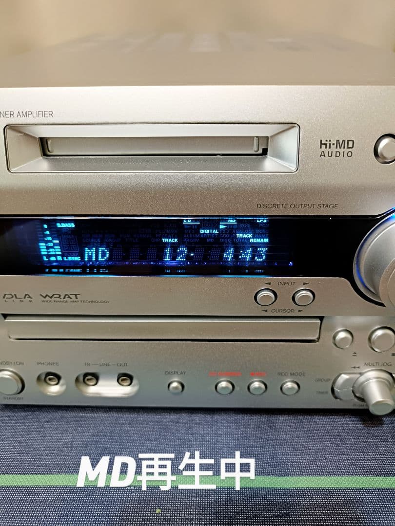 ONKYO FR-N7X CD,MD,FM/AM 整備済完動品 リモコン付 美品