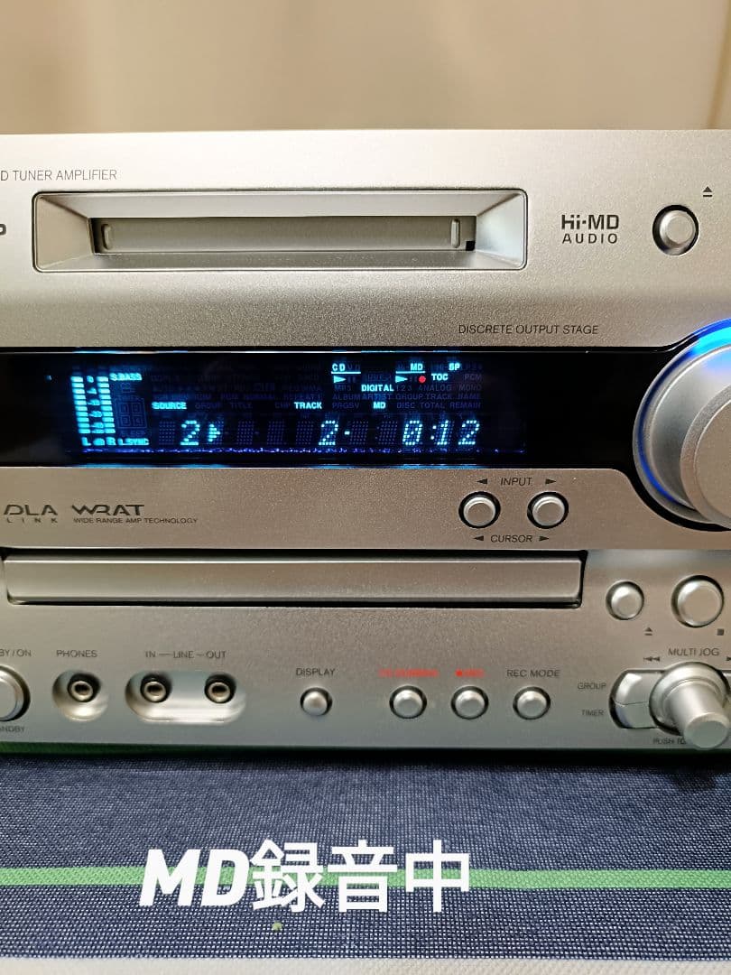 ONKYO FR-N7X CD,MD,FM/AM 整備済完動品 リモコン付 美品