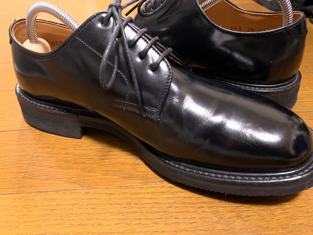 REGAL プレーントゥ JN01 ビジネスシューズ 黒 レザー 24