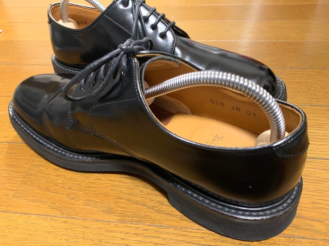 REGAL プレーントゥ JN01 ビジネスシューズ 黒 レザー 24