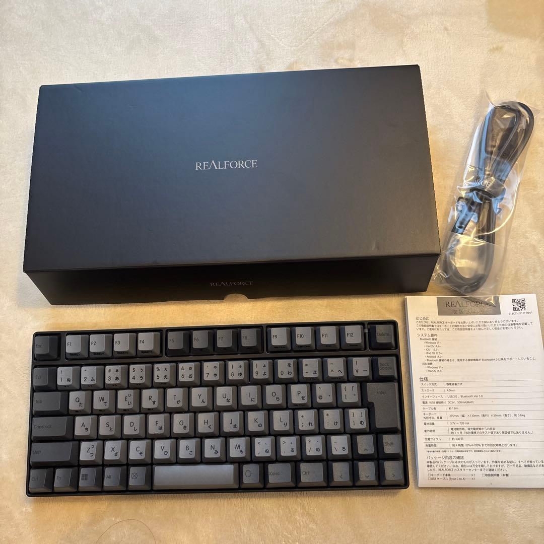 リアルフォース RC1　日本語配列　30g