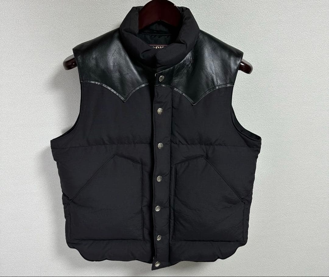 Sugar Cane ダウンベスト M レザーヨーク アメカジ バイカー