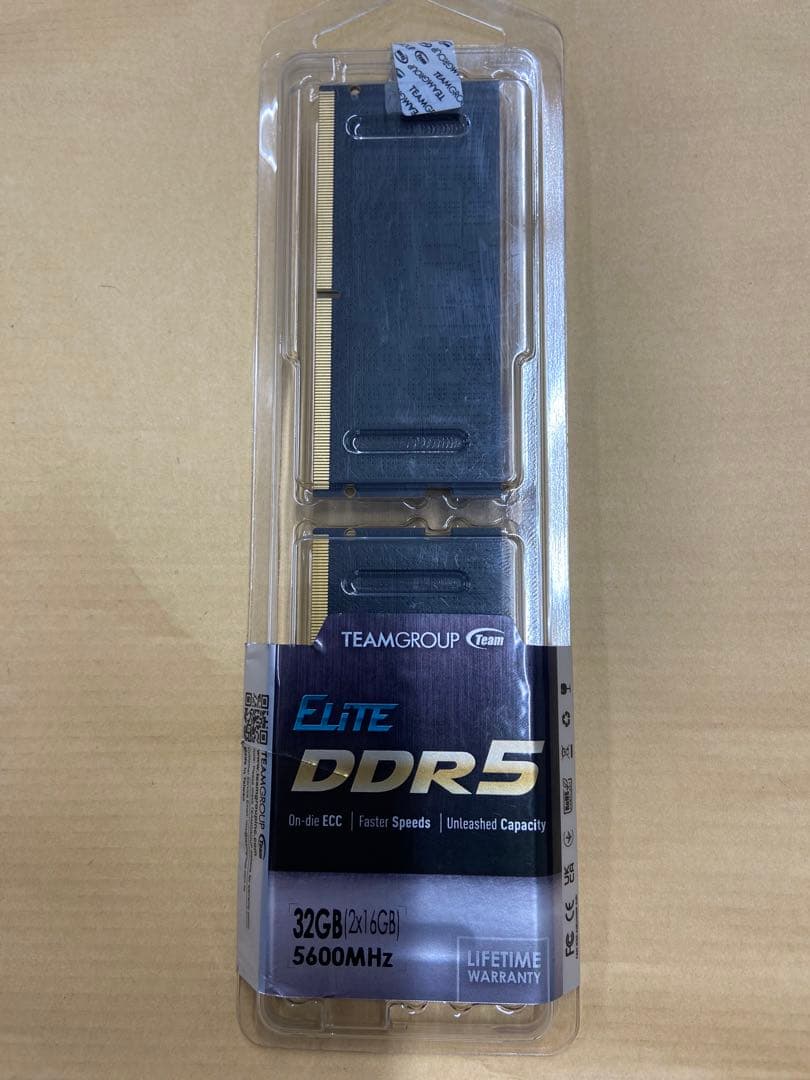 Team SO-DIMM DDR5 5600MHz 16GBx2枚32GBkit