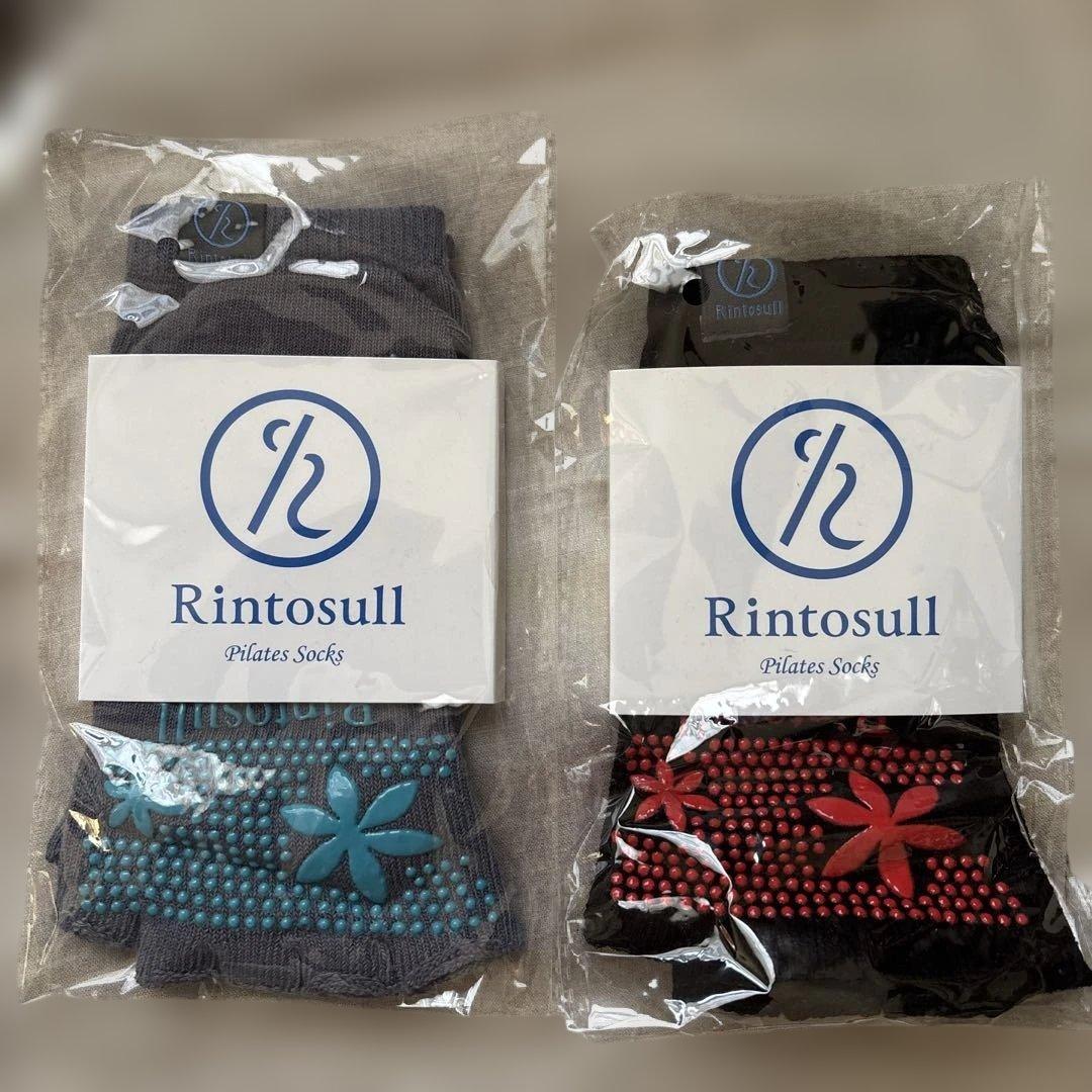 新品★リントスル★姿勢矯正ピラティスウェア上下＆ソックス2足セット★Lサイズ