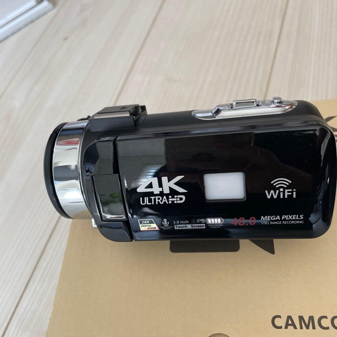 4K デジタルカムコーダー Wi-Fi機能付き