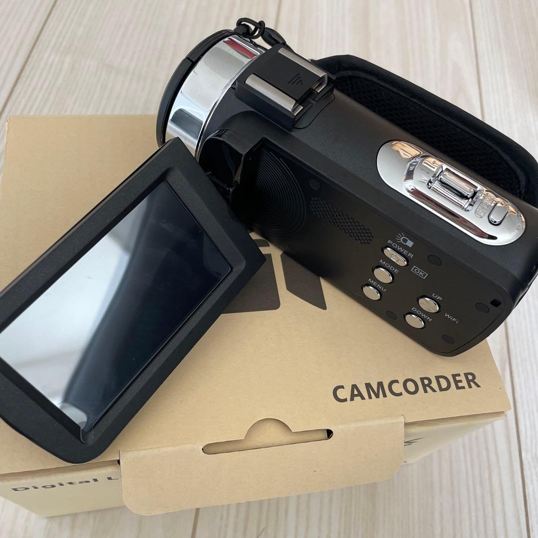 4K デジタルカムコーダー Wi-Fi機能付き