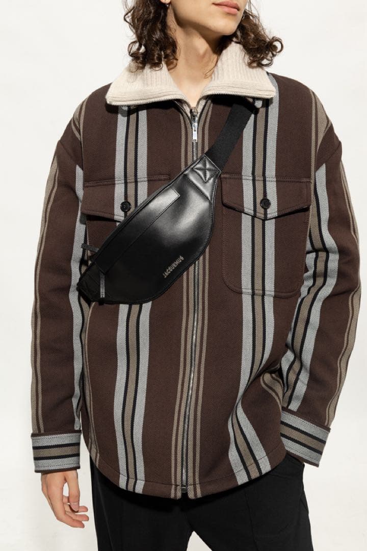 【コンパニー】JACQUEMUS グリーン ボディバッグ