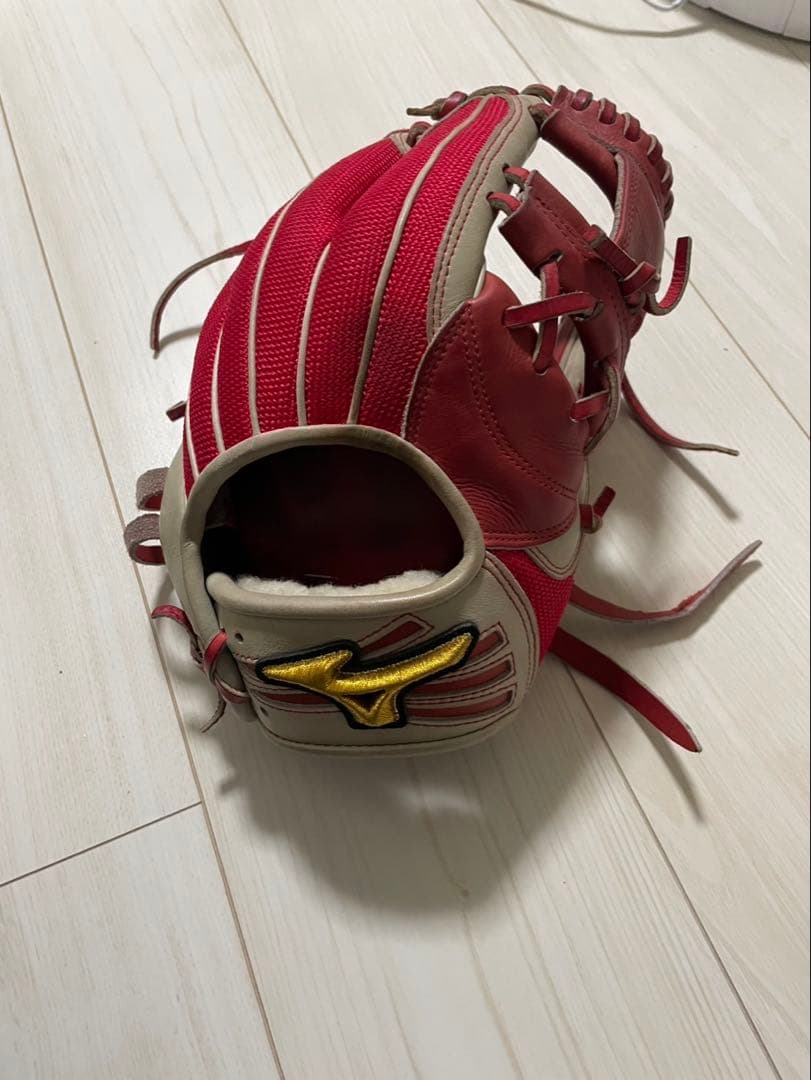 【こうちゃんさん専用】ミズノプロ　軟式グローブ レッド/ベージュ