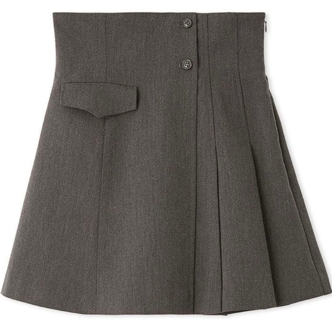 snidel プリーツスカショーパン GRY 0サイズ
