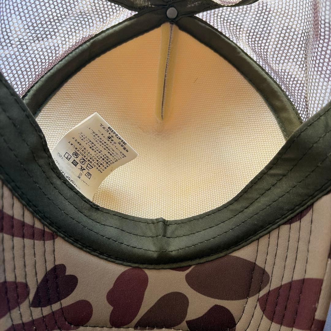 KAPITAL カモフラージュ トラッカーキャップ