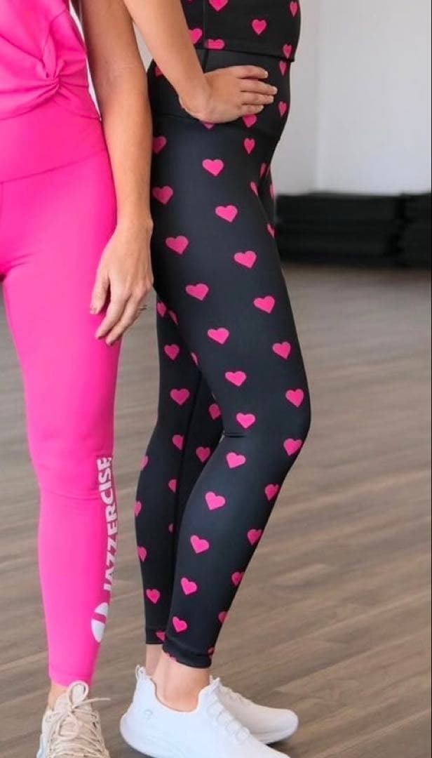 Jazzercise ハート柄レギンス