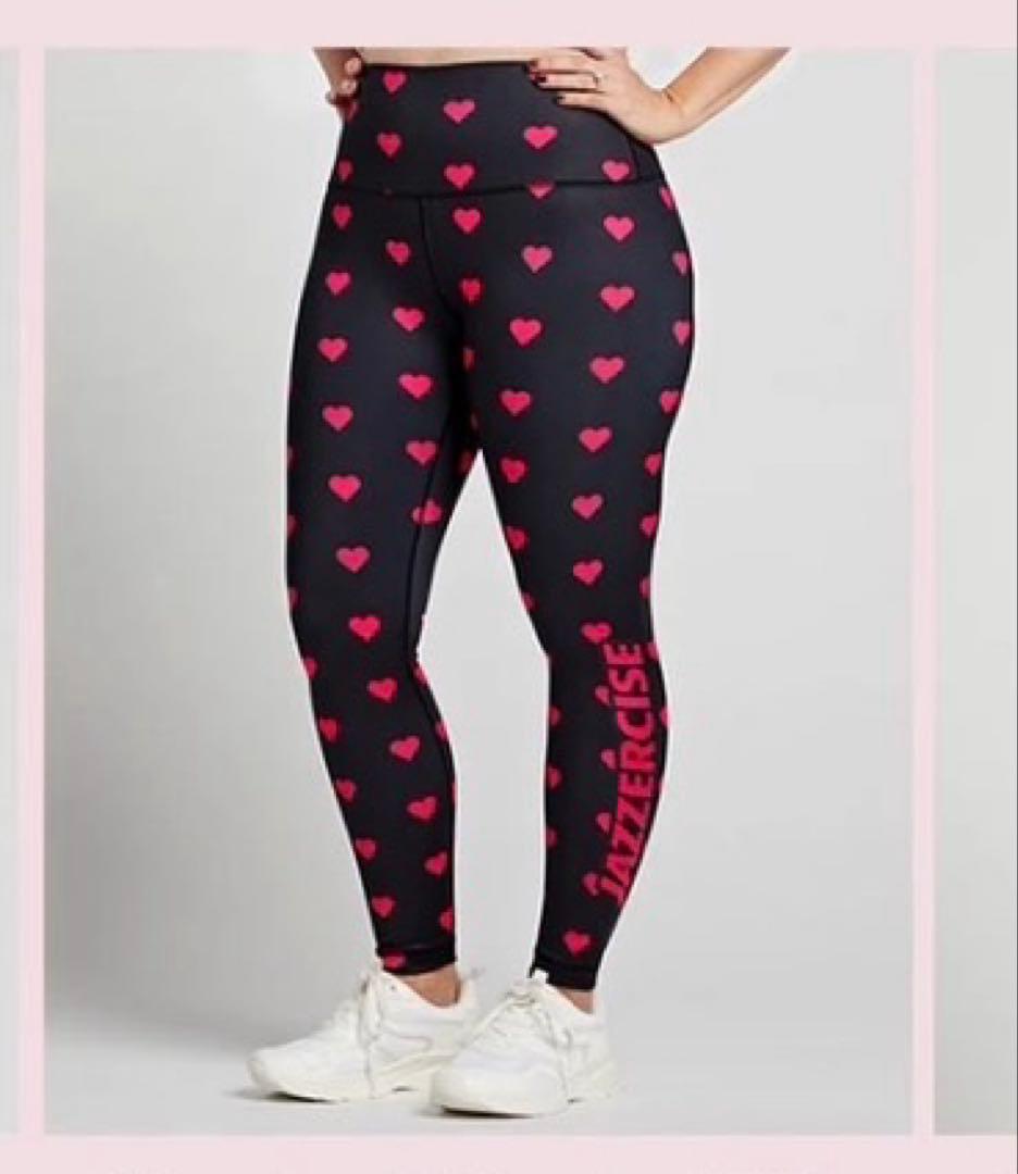 Jazzercise ハート柄レギンス