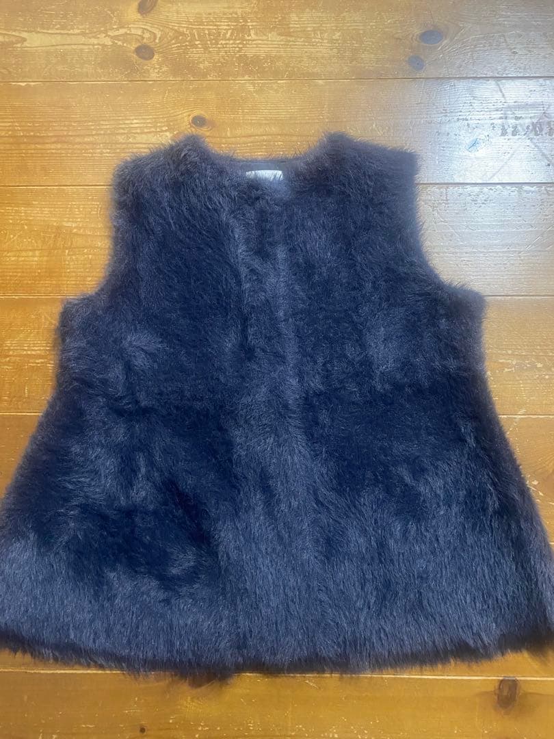 2025AW BALLSEY フェザーヤーン ペプラムベスト　ボールジィ