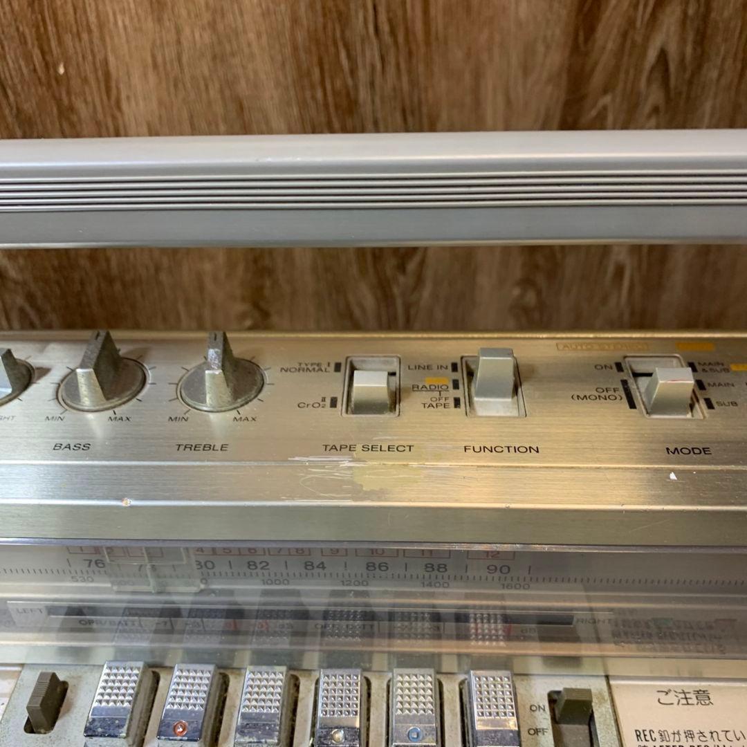 J386\" SONY CFS-V3 カセットデッキラジオ昭和レトロ