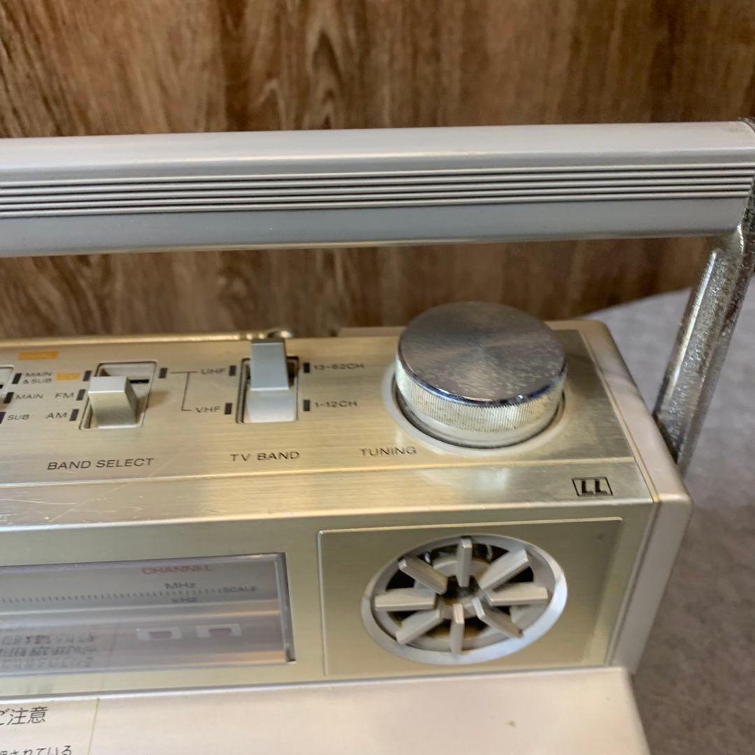 J386\" SONY CFS-V3 カセットデッキラジオ昭和レトロ