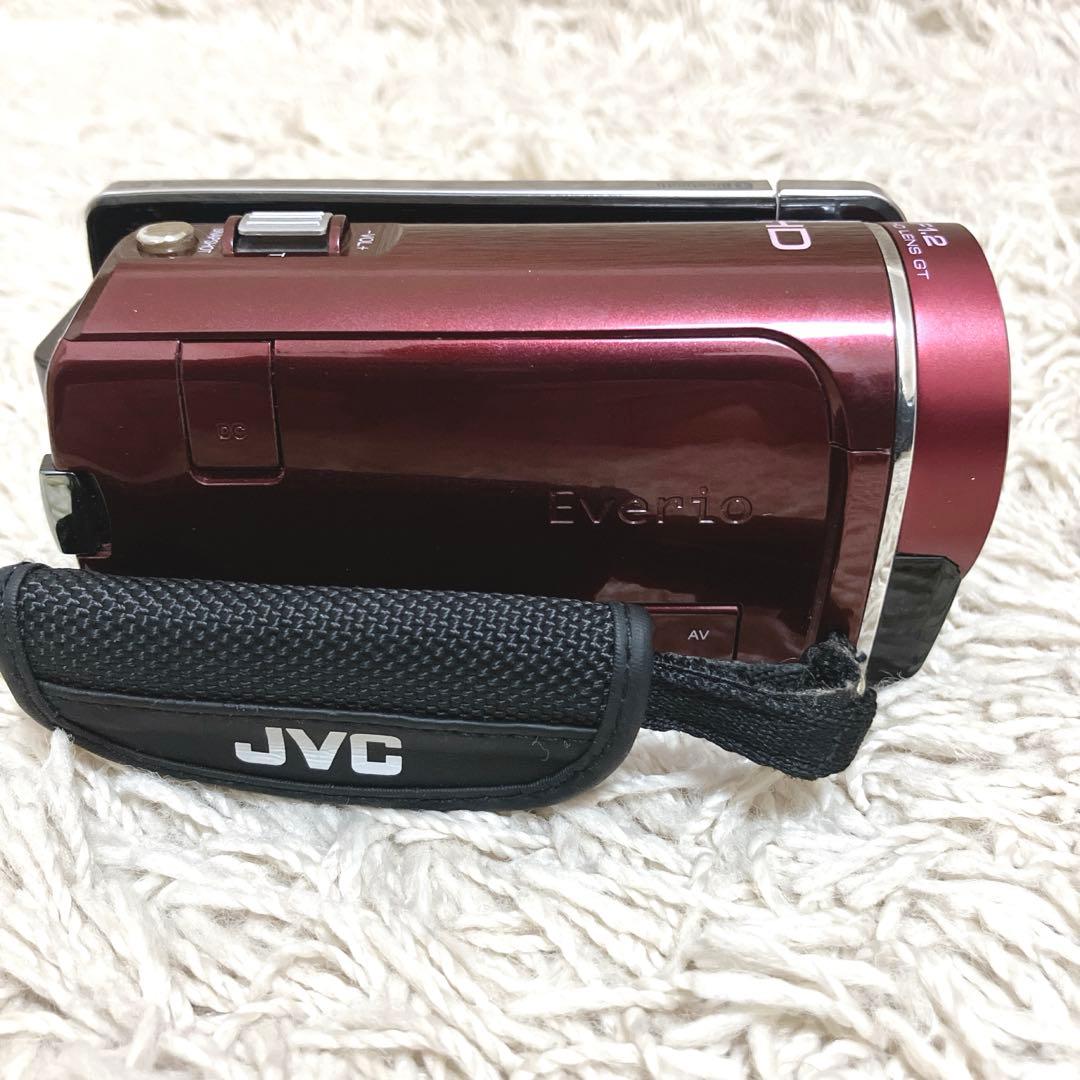 【美品】JVC Everio GZ-HM880 赤 バッテリー3個付き