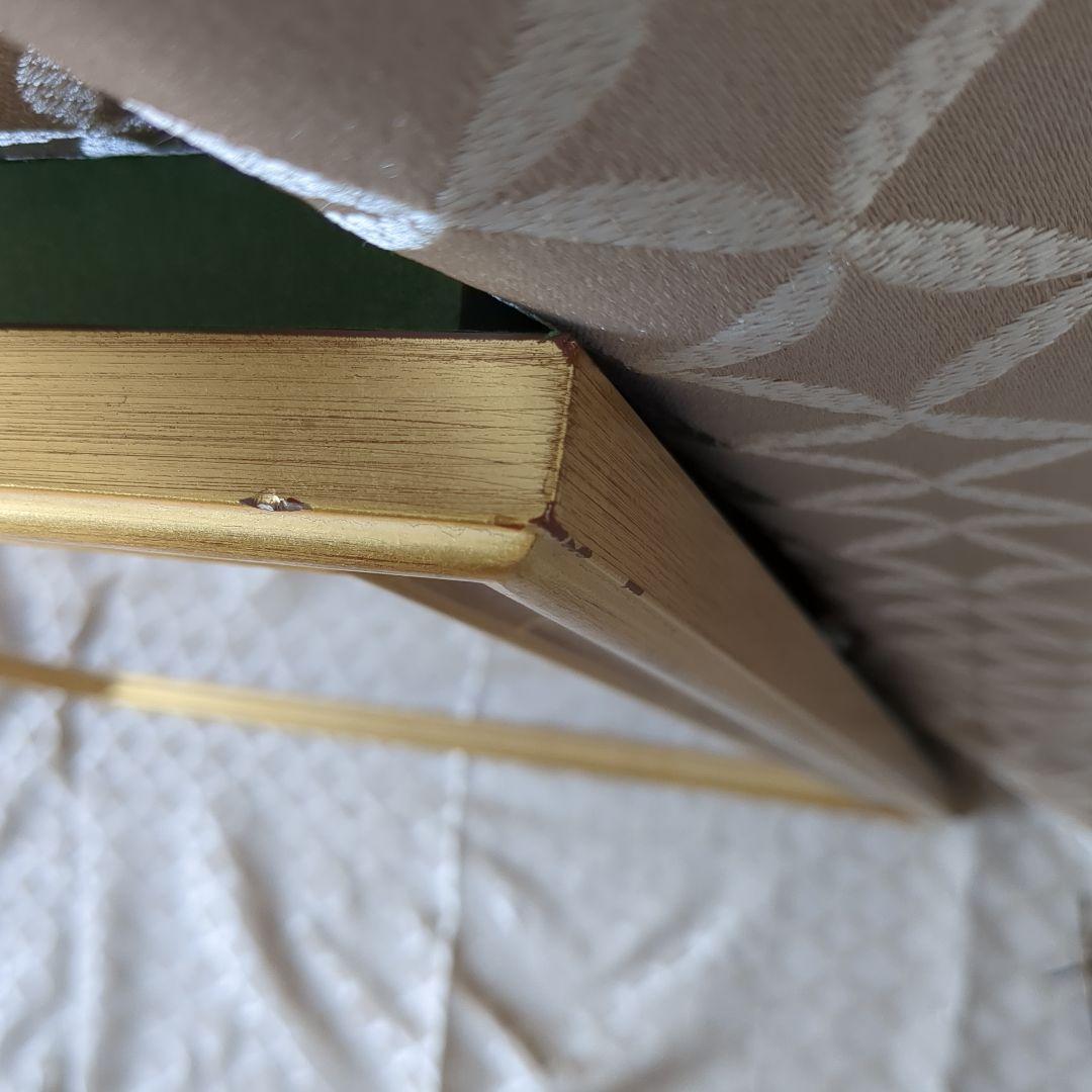 金色 F15 号 油彩額縁 木製　中古