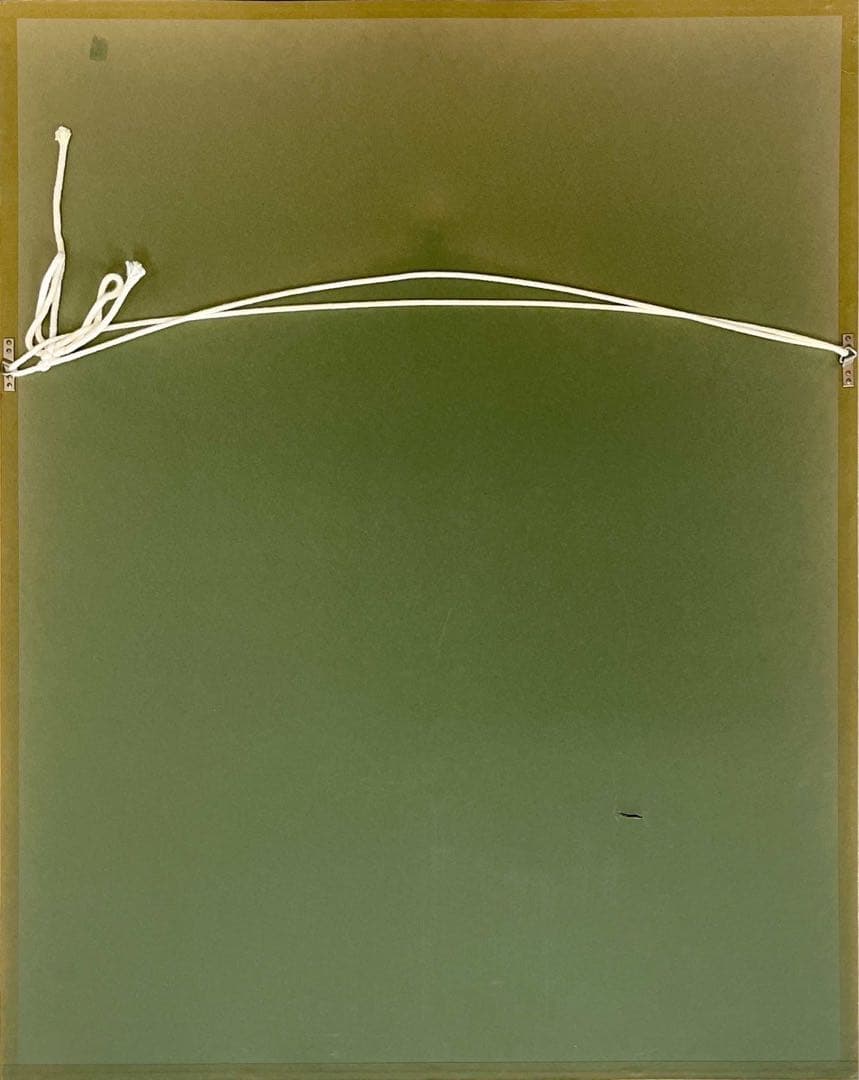 舟越桂 「言葉で描かれた地図」 1994年 リトグラフ