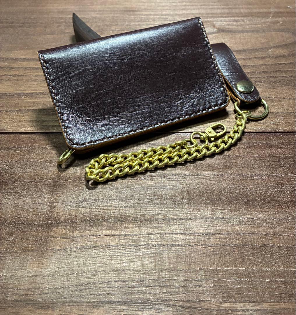 本革コンパクトトラッカーウォレット