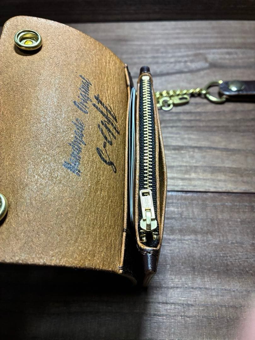 本革コンパクトトラッカーウォレット