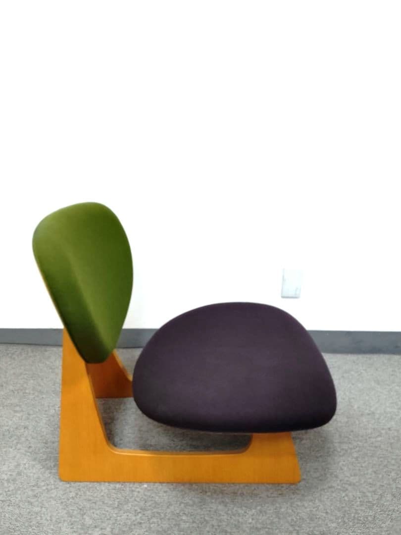 美品 天童木工 低座イス 長大作デザイン S-5016NA-ST型