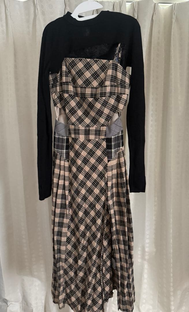 andmary ベルチェックドレス　belle check dress