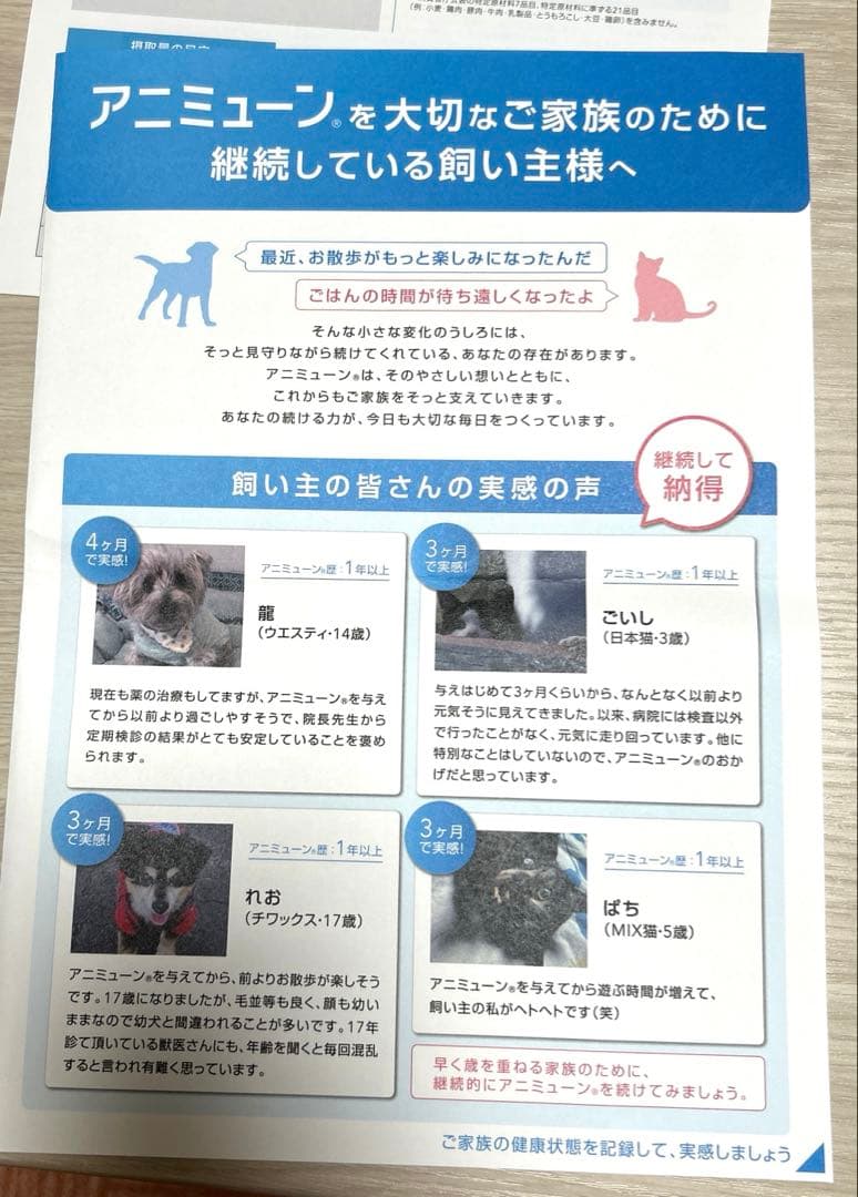 動物本来の免疫力を保つ アニミューン　内容量14g 2袋