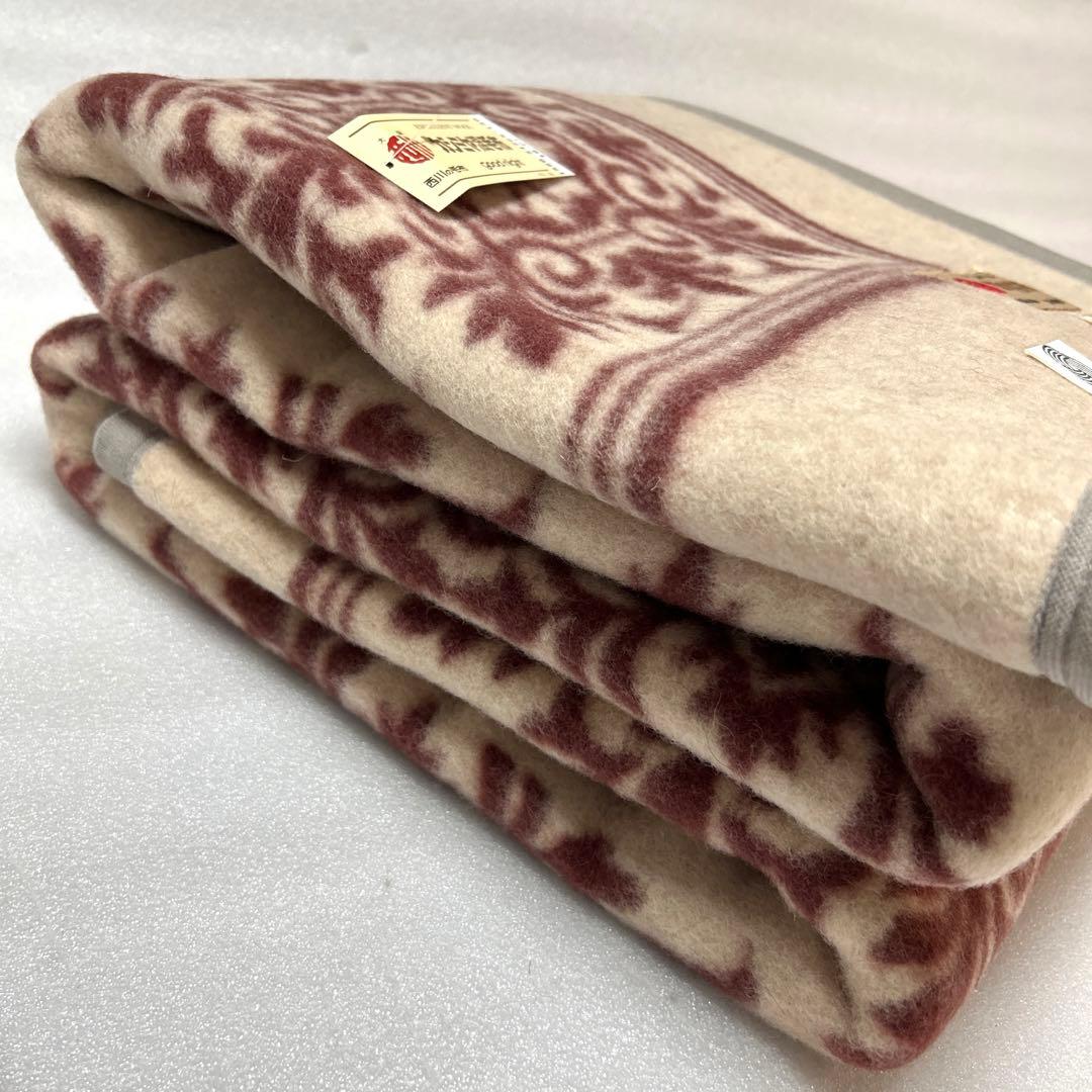 新品　西川の毛布　カシミヤ混　純毛毛布　シングルgood night　日本製