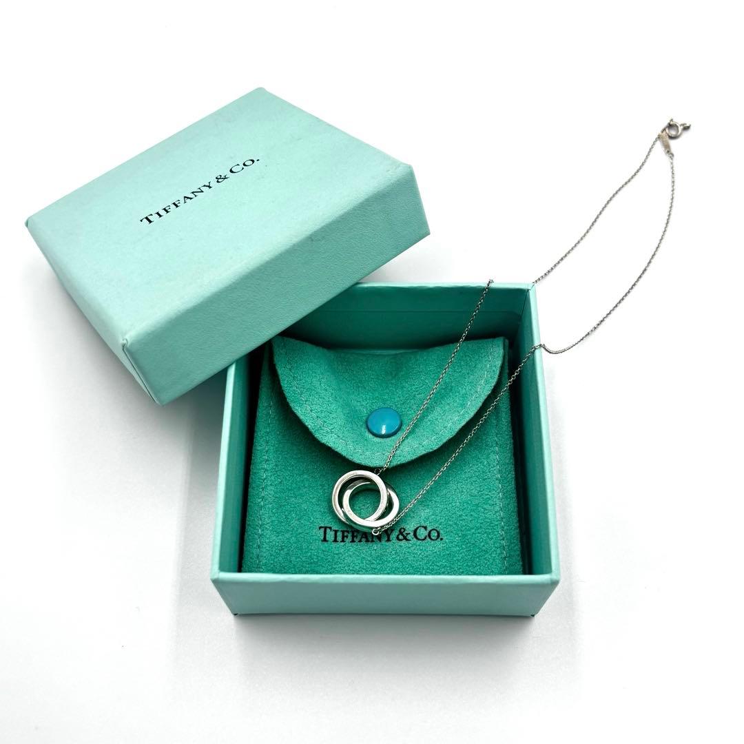 【美品】Tiffany 1837 ティファニー　インターロッキング ネックレス