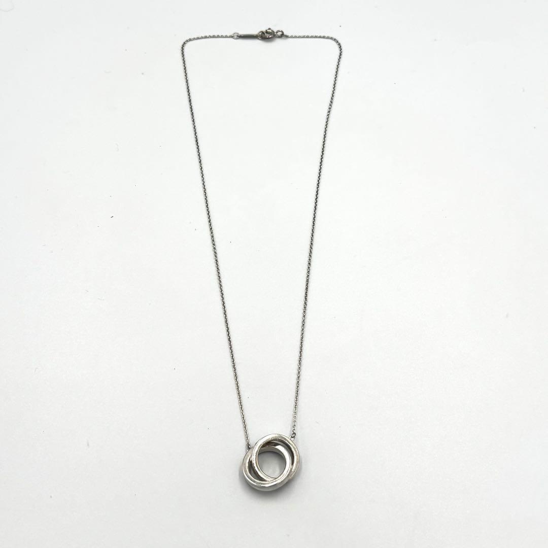 【美品】Tiffany 1837 ティファニー　インターロッキング ネックレス