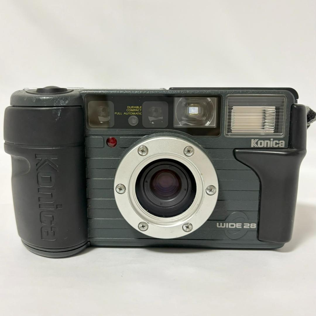 【完全動作】 Konica 現場監督 WIDE 28 フィルムカメラ #455