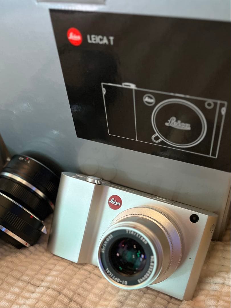 美品 Leica T (typ 701) シルバー レンズ&アダプター付セット
