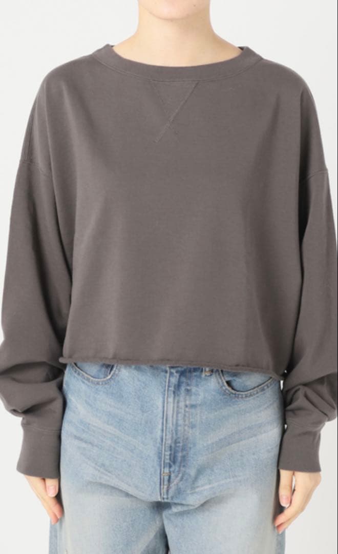 FRAMeWORK ミニ裏毛ショートスウェット