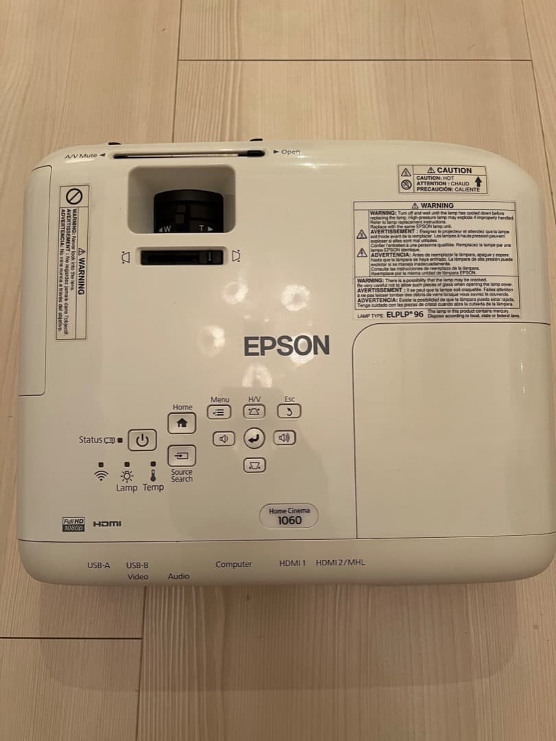EPSON ホームプロジェクター フルHD 1080p 1060