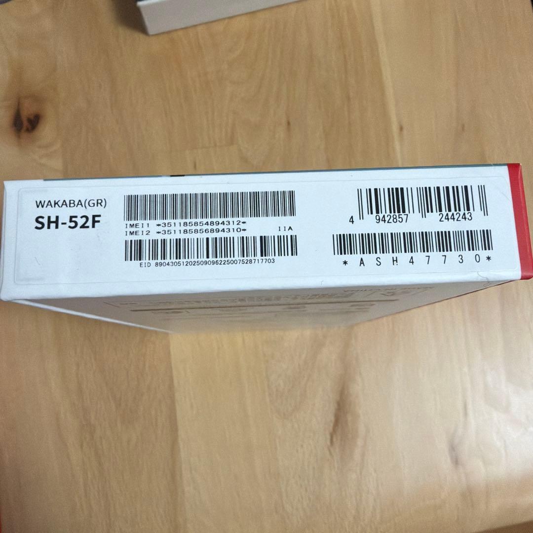 新品未使用 AQUOS wish 5 本体 ワカバ　WAKABA
