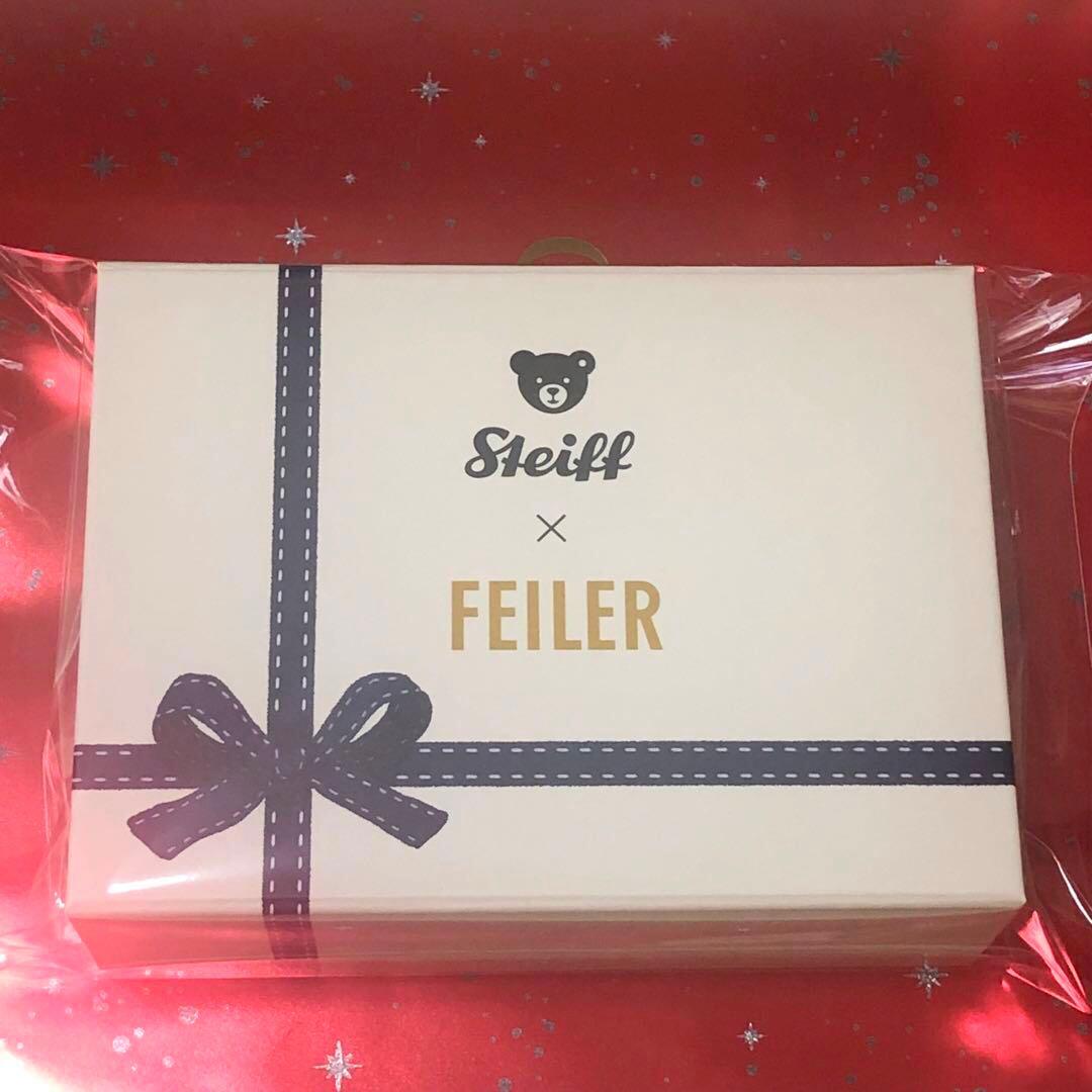 【新品未開封】シュタイフ×フェイラー テディベア キーリングス&ハンカチ セット