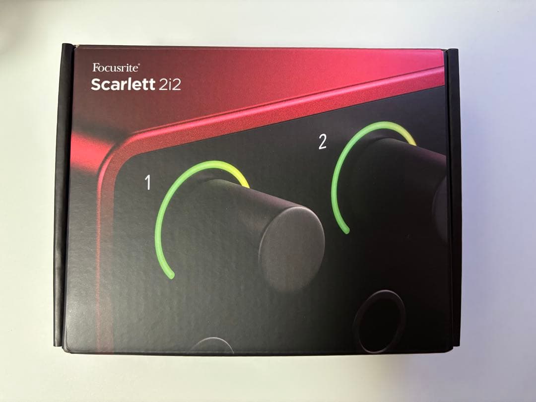 Focusrite Scarlett 2i2 第4世代オーディオインターフェイス