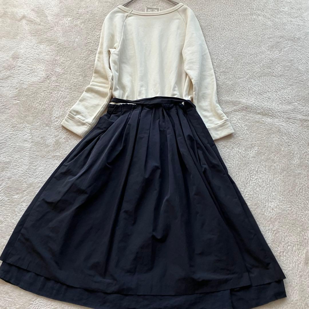 たぼわんこさま　ビアズリー BEARDSLEY ドッキング ワンピース フレア