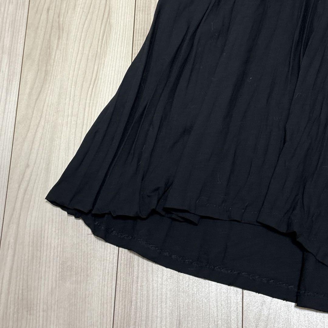 高級　ドルチェ&ガッバーナ プリーツ　フレアパンツ ブラック　38