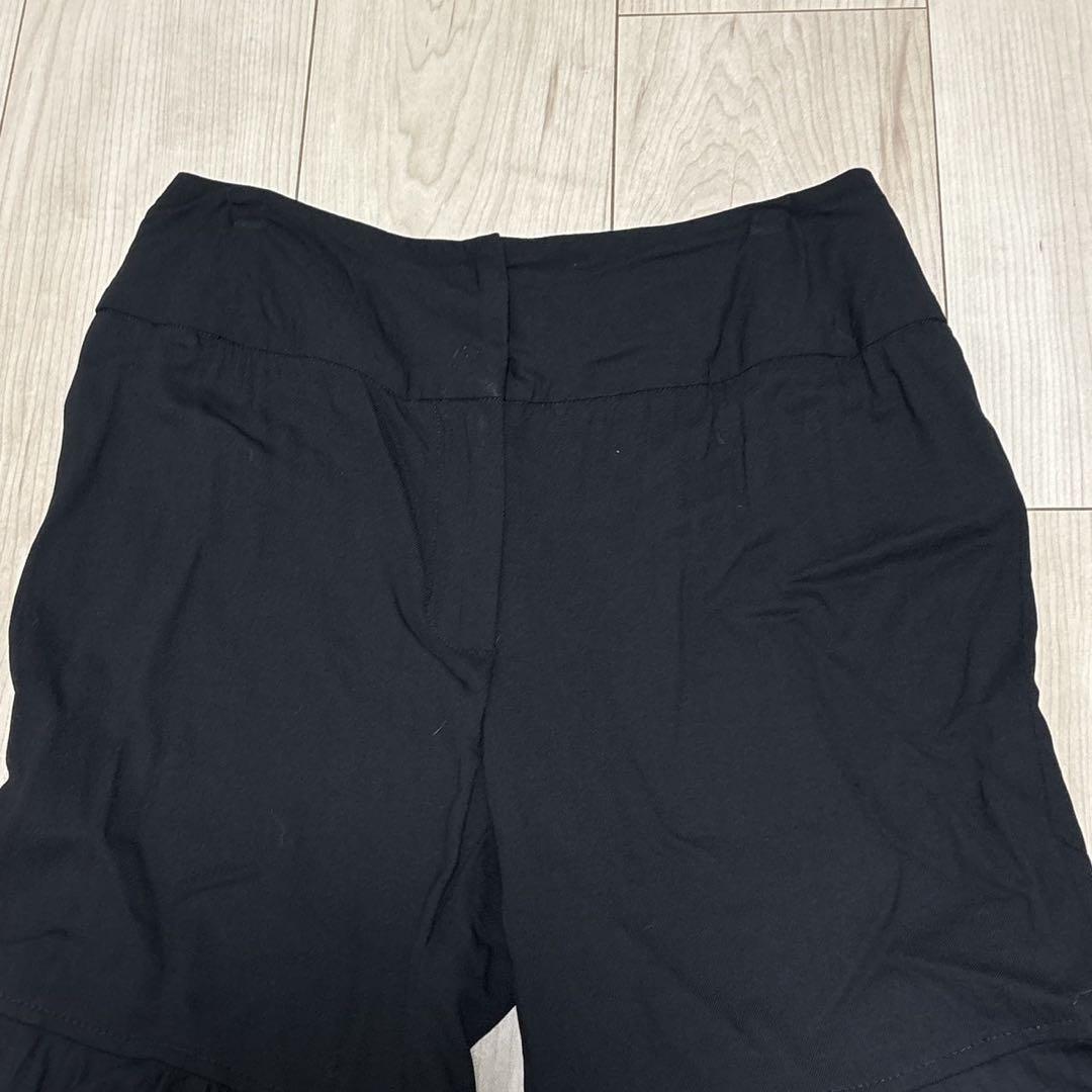 高級　ドルチェ&ガッバーナ プリーツ　フレアパンツ ブラック　38