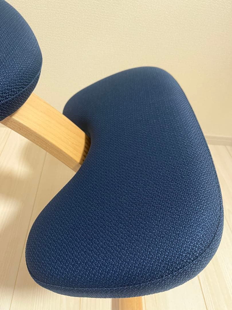 週末即発送！美品！バランスイージー！バランスラボチェア！ネイビー