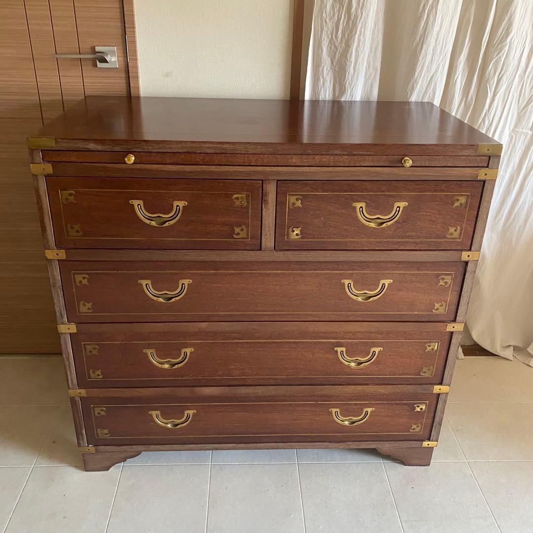 アンティーク　チェスト　ヨーロピアン　象嵌　イギリス　英国　モダン　北欧　棚