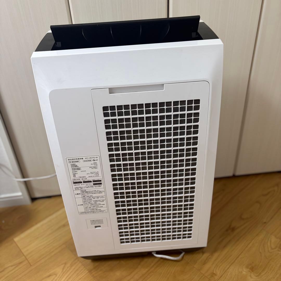 SHARP プラズマクラスター KC-HD70-W除加湿空気清浄機 20年製